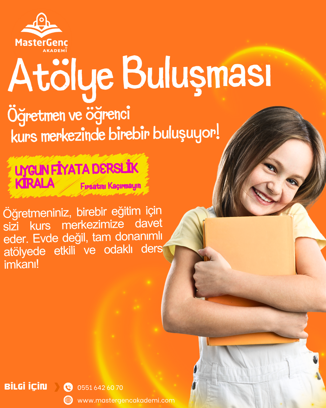 Öğretmen ve öğrenci, kurs merkezinde birebir buluşuyor!